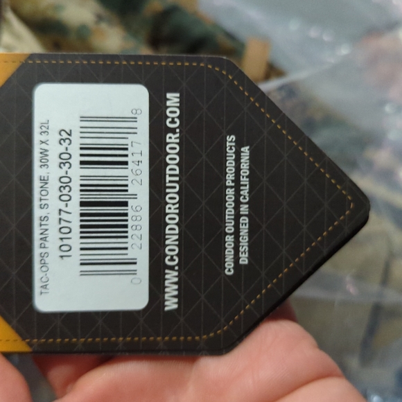 Condor "Tac Ops" Tactical Cargo Pants - Picture 5 of 5